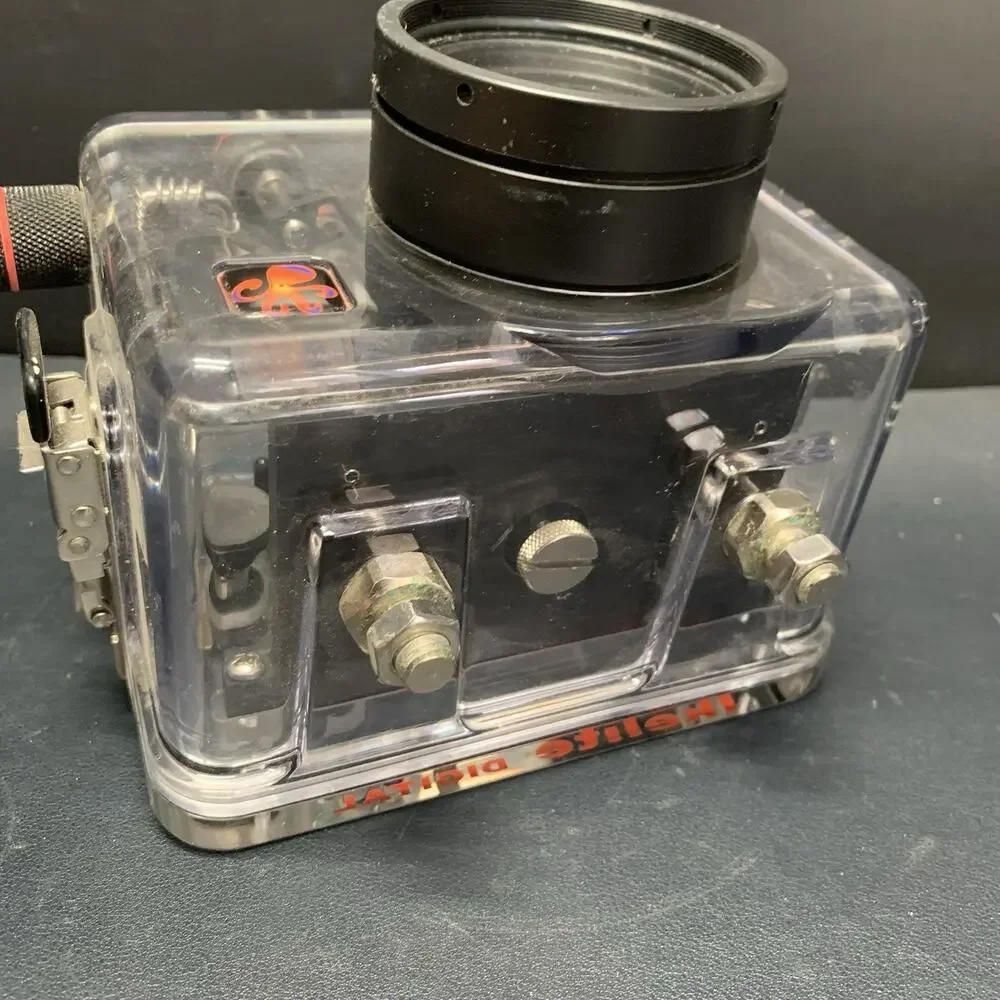 Ikelite Underwater Camera Housing Digital Scuba 1.9.349 Clear Plastic Untested